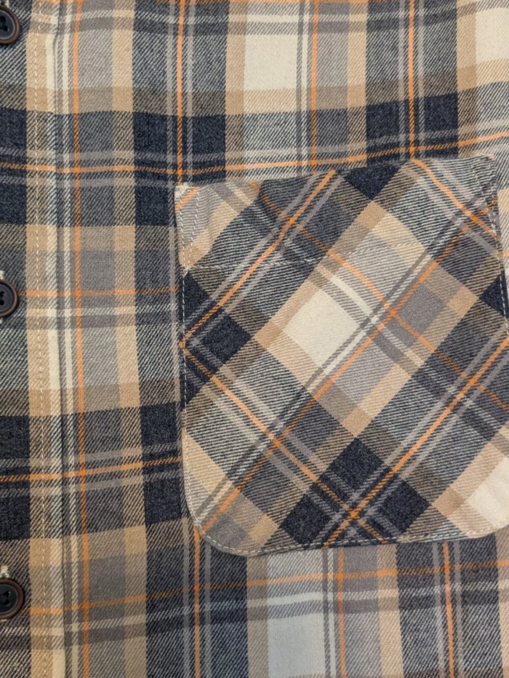 Telluride Plaid Flannel Shirt Size L - Picture 2 of 5